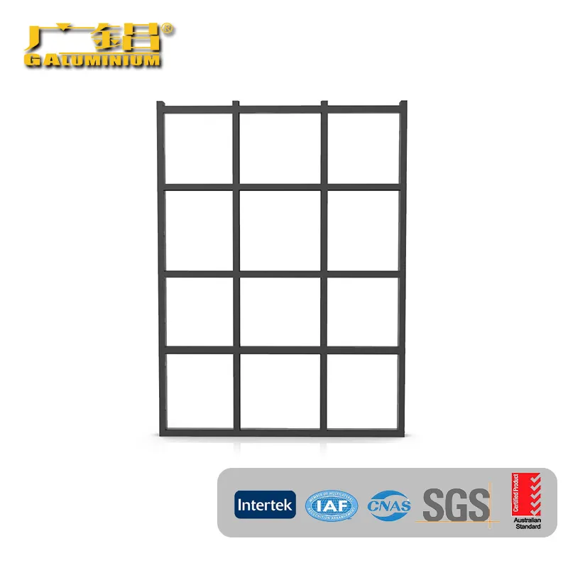 Aluminium Energy-saving Curtain Wall With Invisible Frame