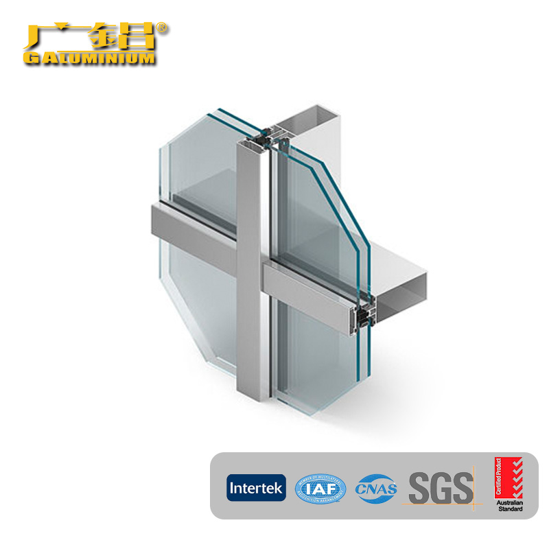 Алуминиева стъклена рамка за завеси - 0