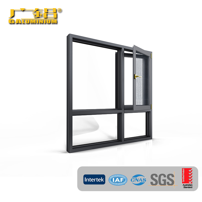 Търговски алуминиеви прозорци с най-добро качество