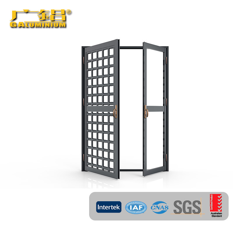 Folding Door with Double Glass for Buildings - 6