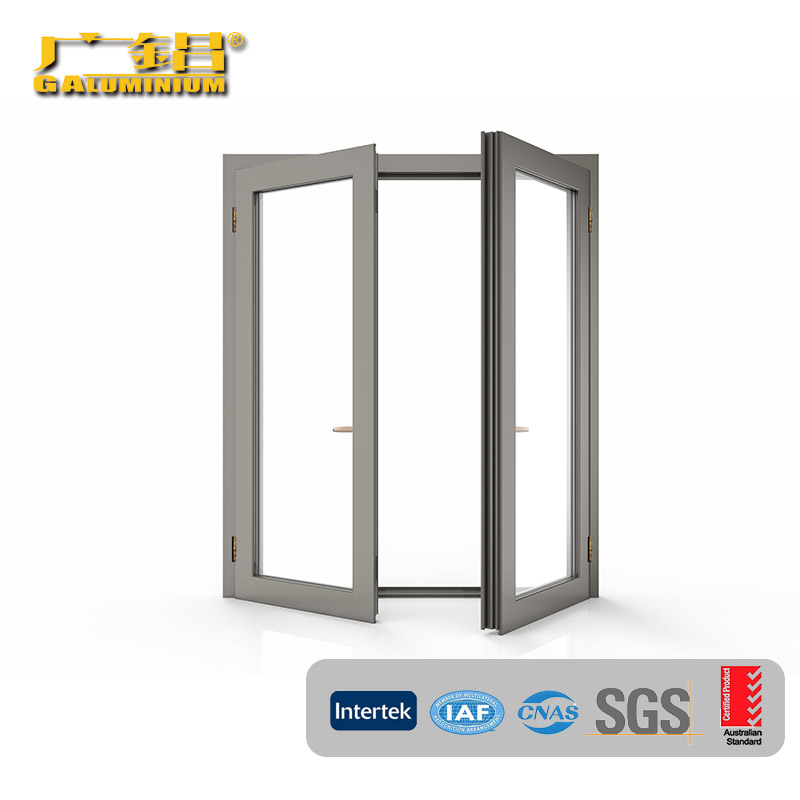 Πόρτα με κασετίνα αλουμινίου με επίστρωση οικιακής σκόνης - 5 