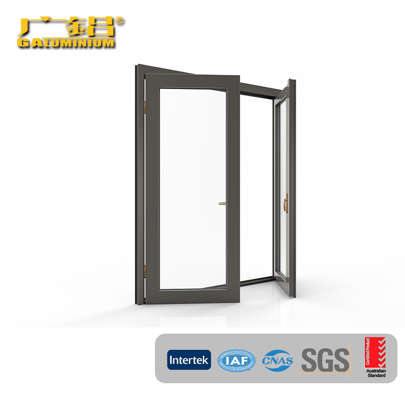 Household Powder Coating Aluminium Swing Casement Door - 8 
