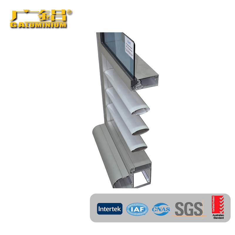 Louver window aluminium profile - 0