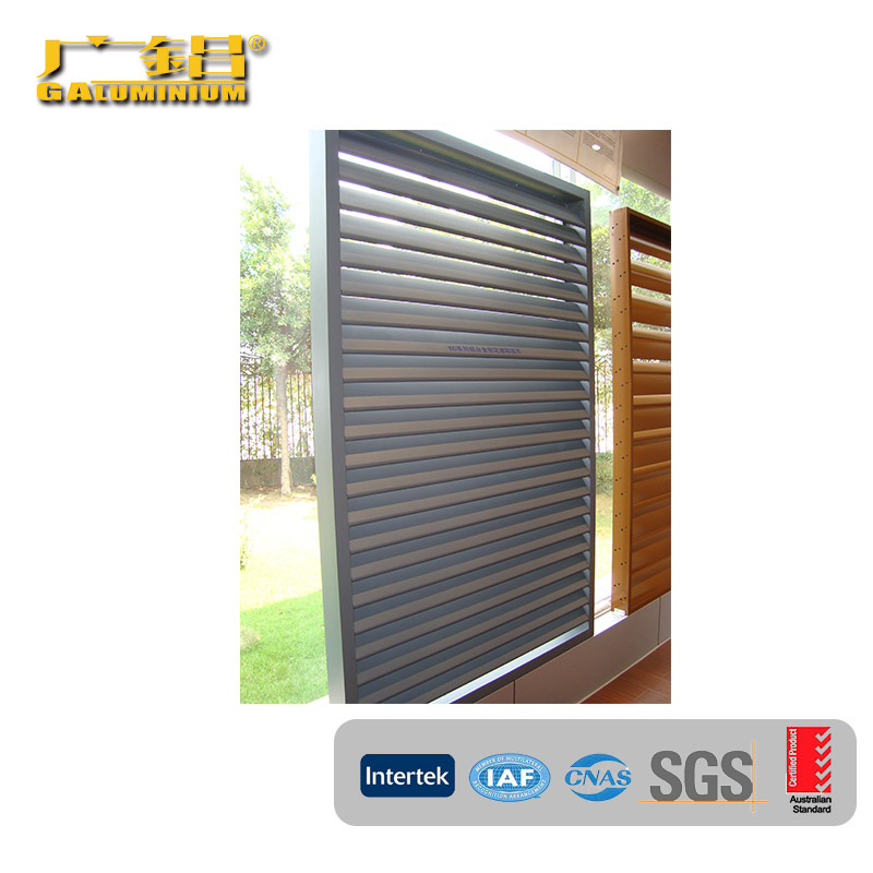 Reflective Simple And Durable Aluminum Louvers Window