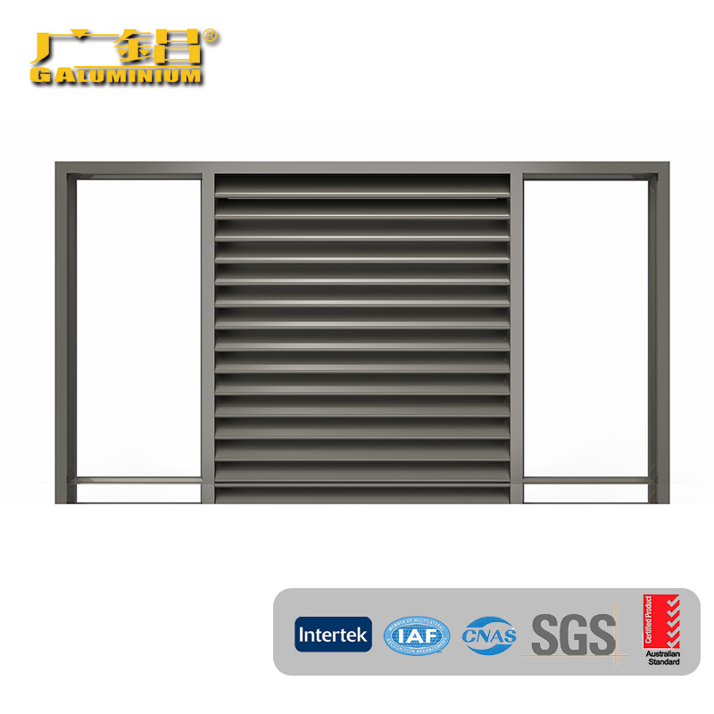 Sliding Simple And Durable Aluminum Louvers Window
