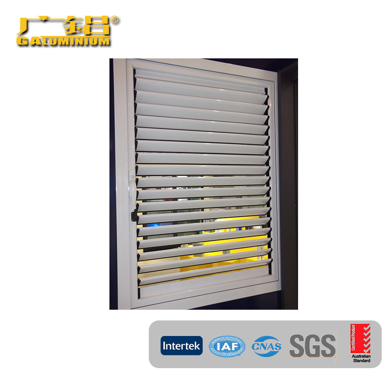 Tempered Durable Hand-operated Louver Blind