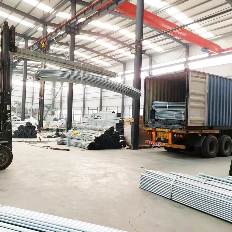 oval tube greenhouse loading container
