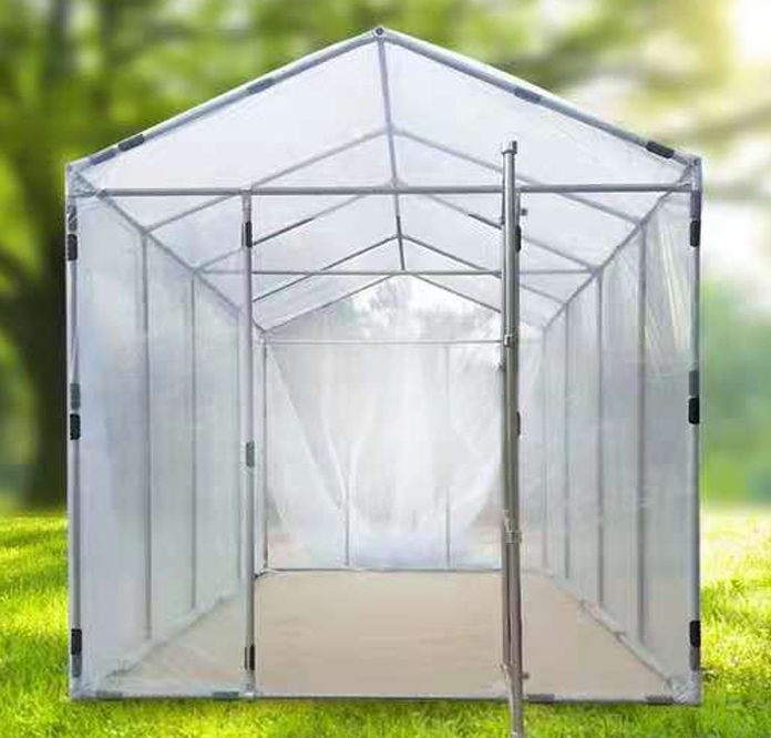 garden walk in greenhouse