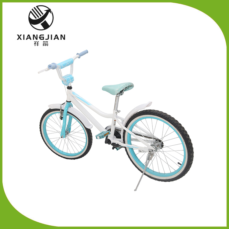 Bicicletă pentru femei, de 20 inch, alb și albastru