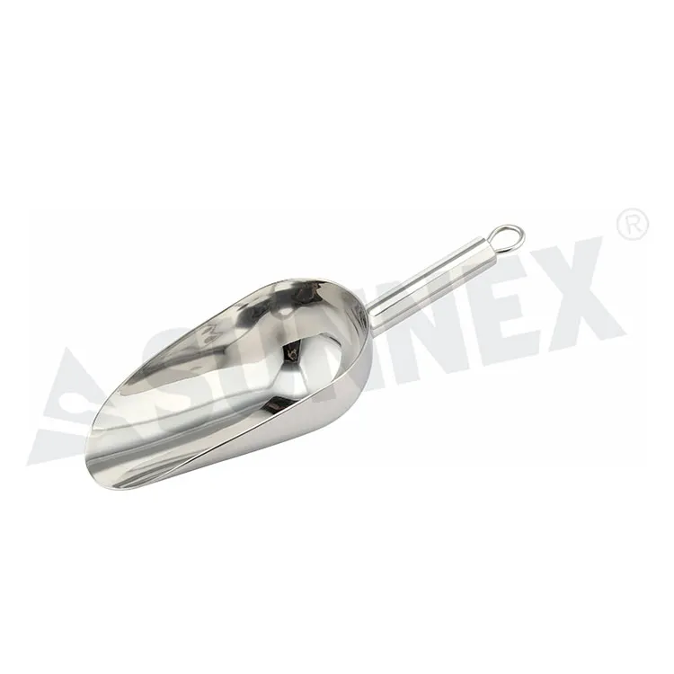 18/8 Stainless Steel Loop Handle Ice Scoop