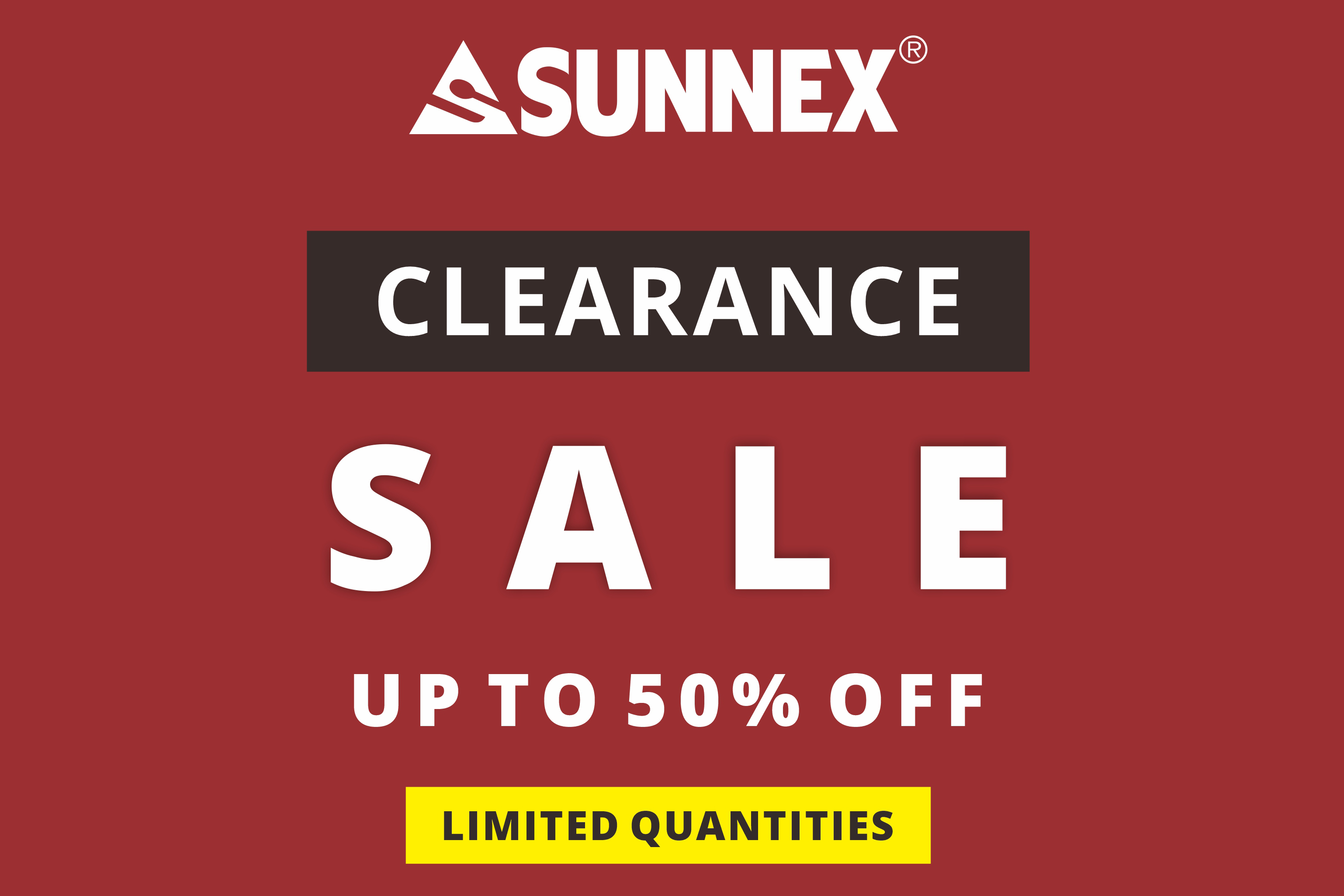 Sunnex Clearance Sale