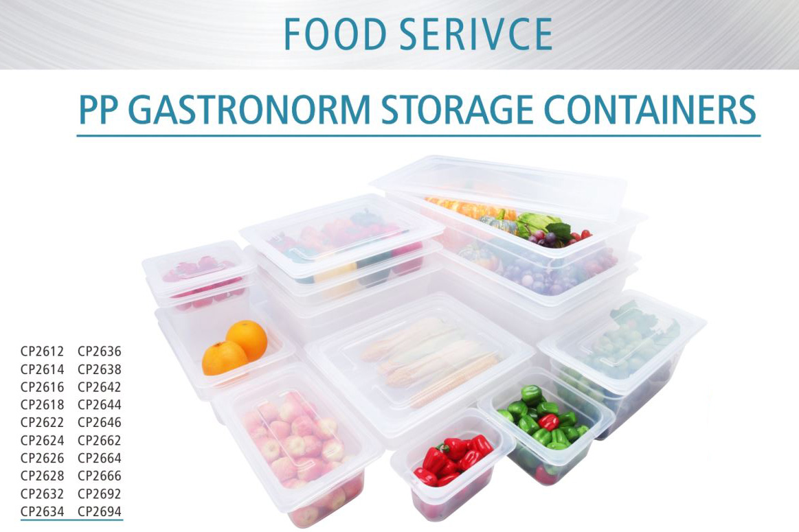 SUNNEX's PP gastronorm containers