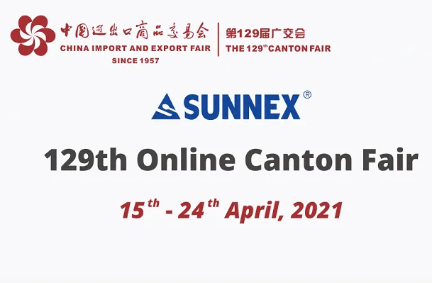 Harmonogram SUNNEX live of Canton Fair