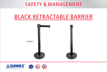 Keeping customers in line­----SUNNEX Retractable Barrier
