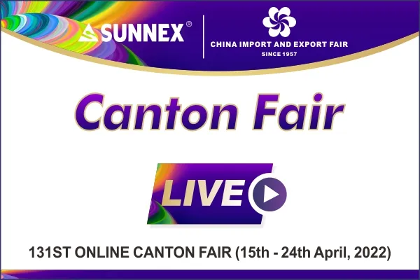 131st Canton Fair 뜨거운 제품은 SUNNEX의 비디오 일정을 보여줍니다!