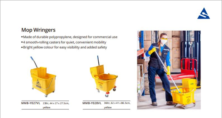 Sunnex Polypropylene Mop Wringers for Commercial Use