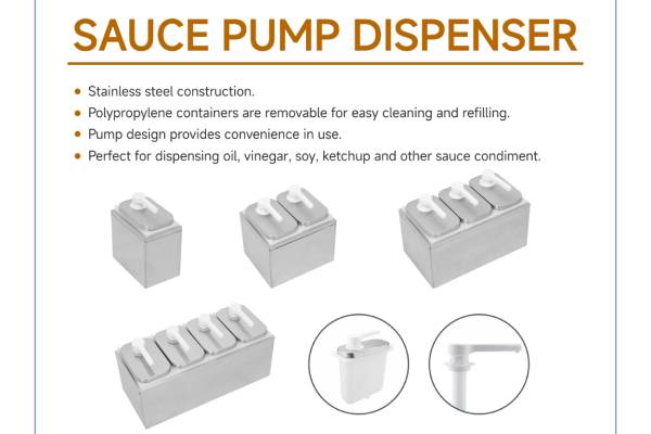 SUNNEX New Item - Sauce Pump Dispenser
