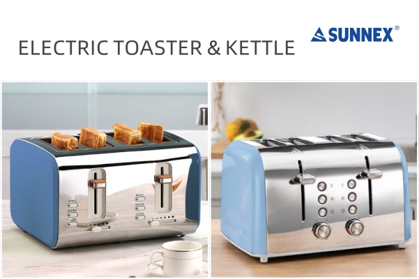 New Products Release-Electric Toaster & Kettle