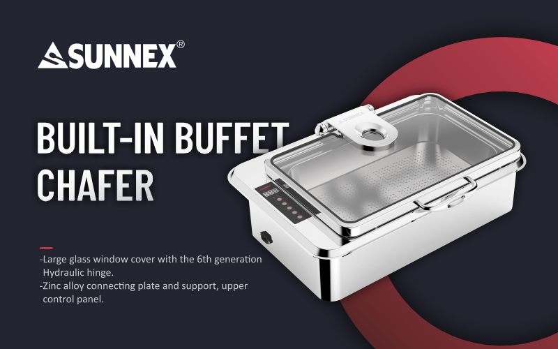 SUNNEX Elementu berria - Buffet Chafer integratua