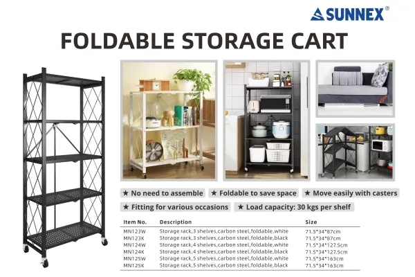 Sunnex Articol nou--Coș de depozitare pliat