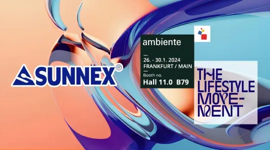 Bine ați venit la 2024 AMBIENTE, FRANKFURT SUNNEX BOOTH