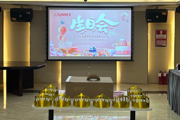 Вечеринка по случаю дня рождения Sunnex 2024 в первом квартале