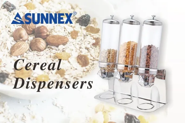 SUNNEX Triple Cereal Dispenser