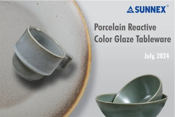 Sunnex Porțelan Reactive Color Glaze Vesela