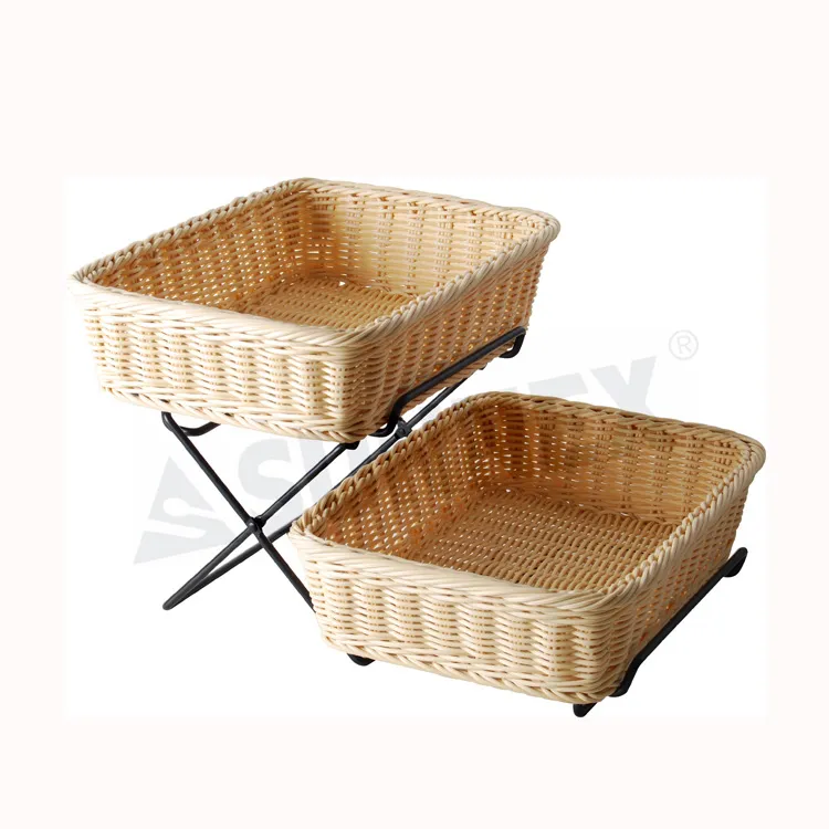 90mm Malalim na Half Laki ng PP Rattan Basket