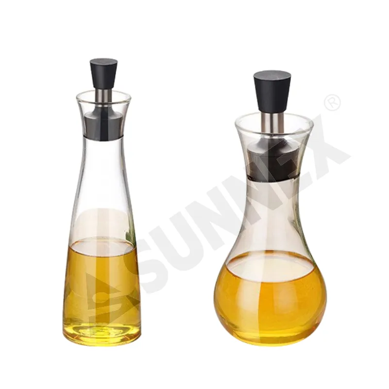Borosilicate Glass Short Oil Bottle