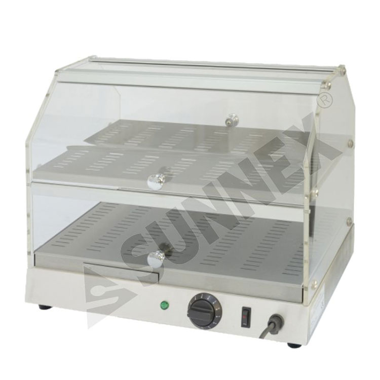 Commercial 2 Racks Electric Hot Display Case