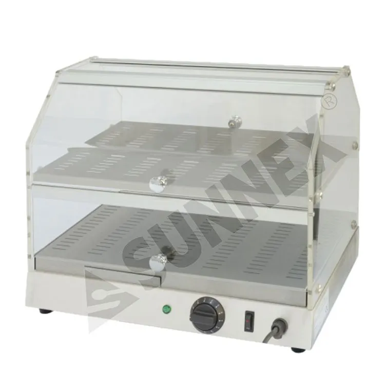Commercial 2 Racks Electric Hot Display Case