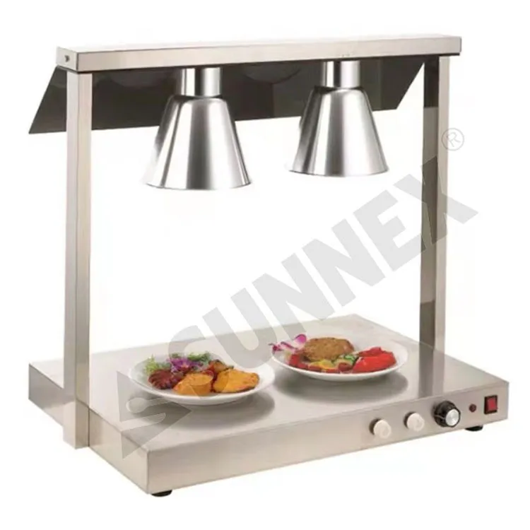 Commercial Hotel Restaurant တွင် Food Warmer Lamp 2 Head