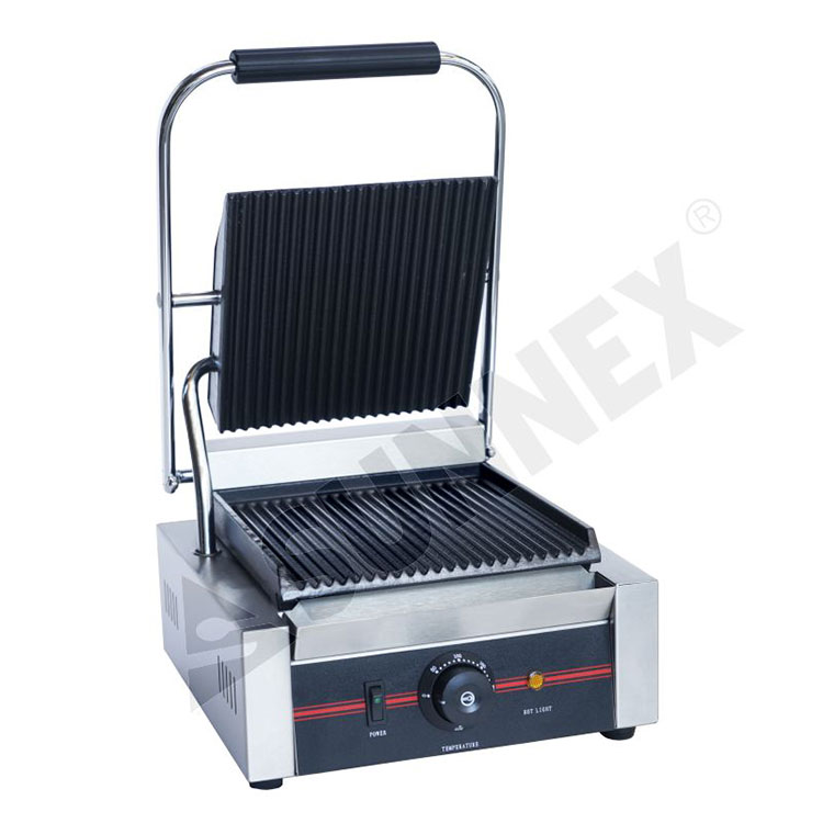 Commercial Single Electric Panini Grill