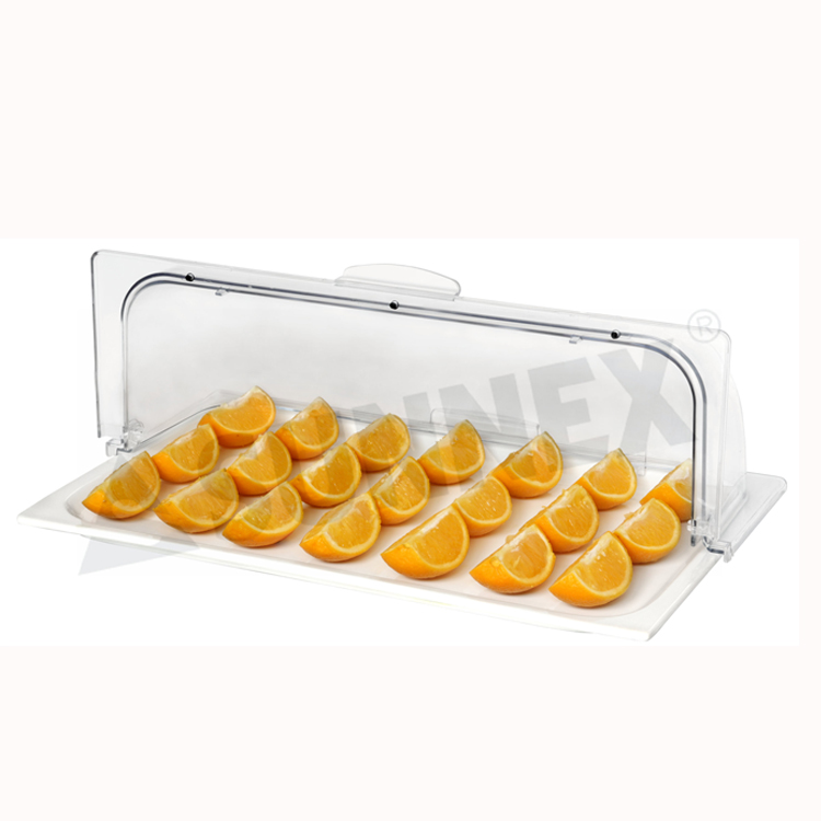 Food Grade Porcelain Tray 2.5ltr With Roll Top Cover