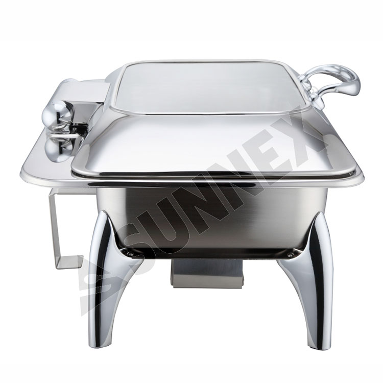 Full Size Stainless Steel Chafer With Universal Stand - 2 