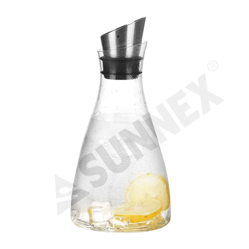Glass Carafe With Oblique Lid 1.0ltr