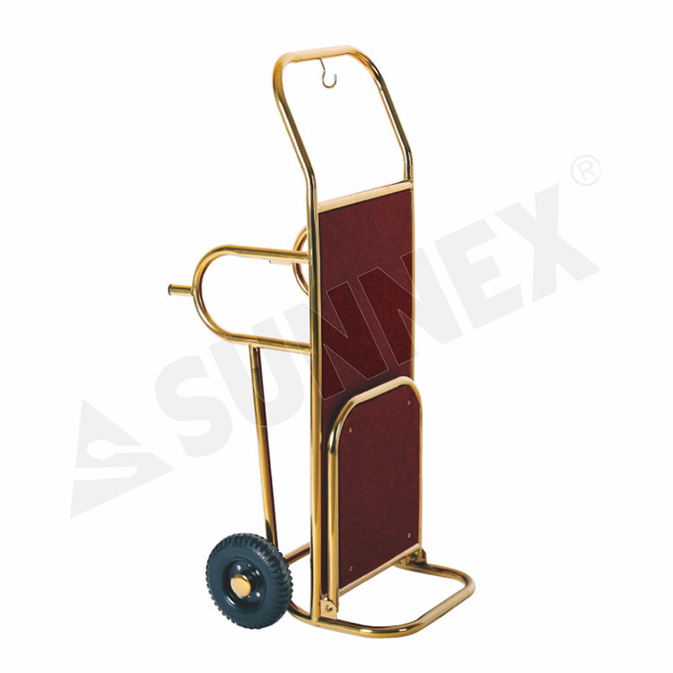 Gold Plated Luggage Cart