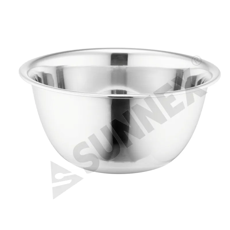 Heavy Duty Mixing Bowl Stainless Steel Rolled Edage