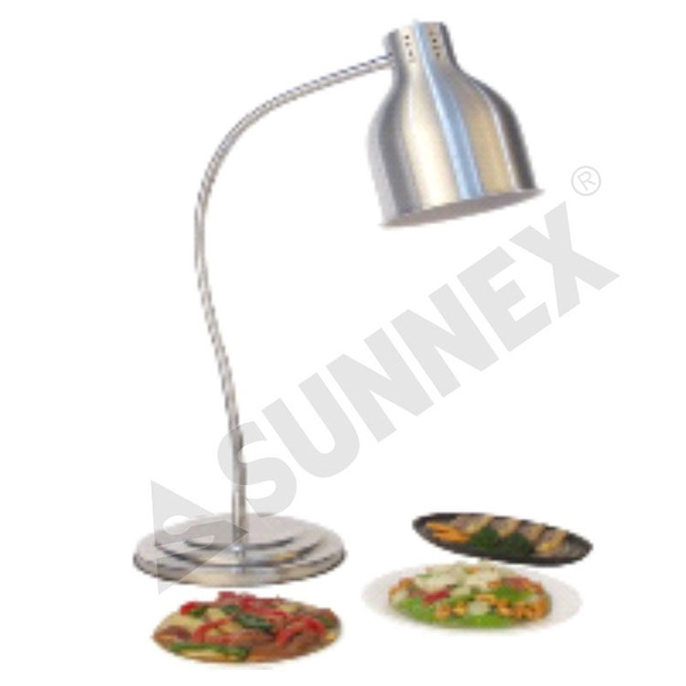Светилка за затоплување на храна S01H Стил на столна ламба W/O Послужавник