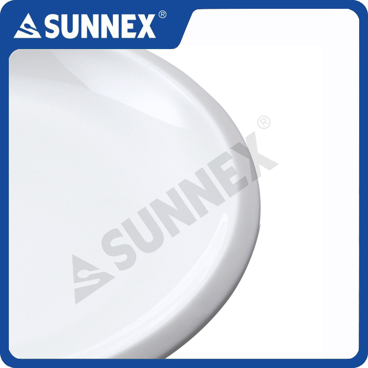 White Color Porcelain Round Plate