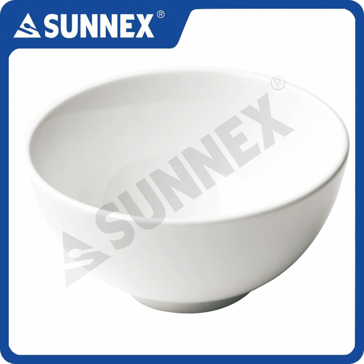 White Color Porcelain Rice Bowl