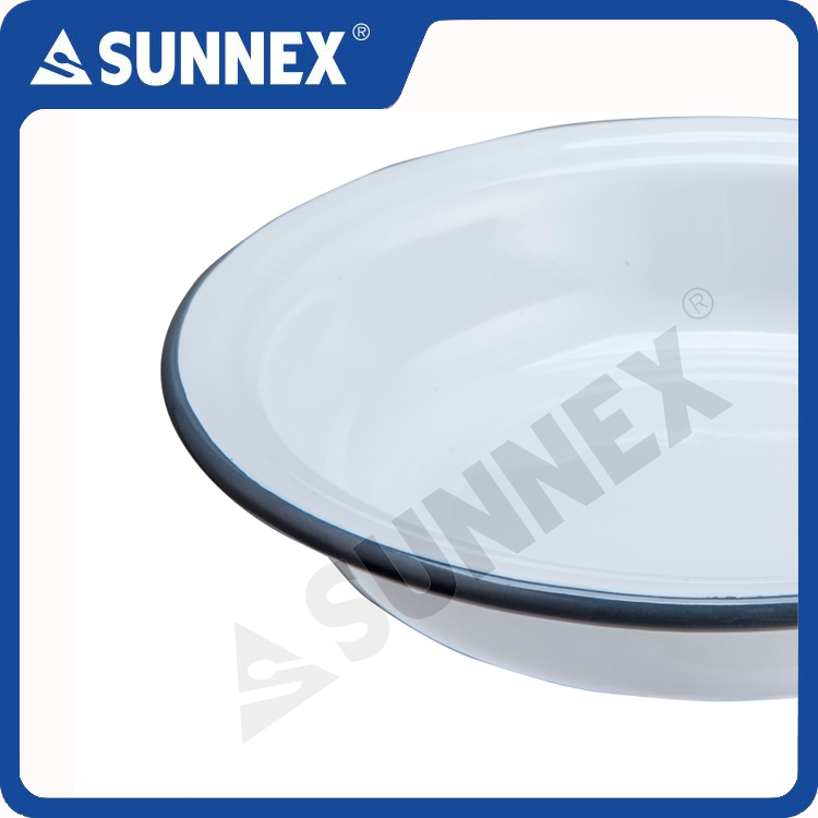 Enamel Coating Pie Dish With Available Colour Age
