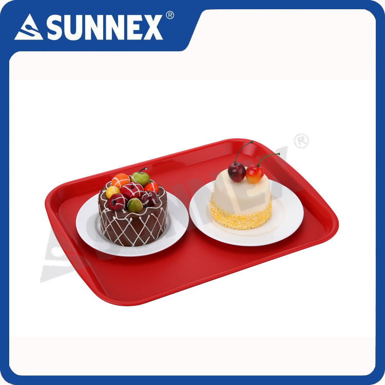 Fast Food Pp Tray With Side Handles And 6 Colours