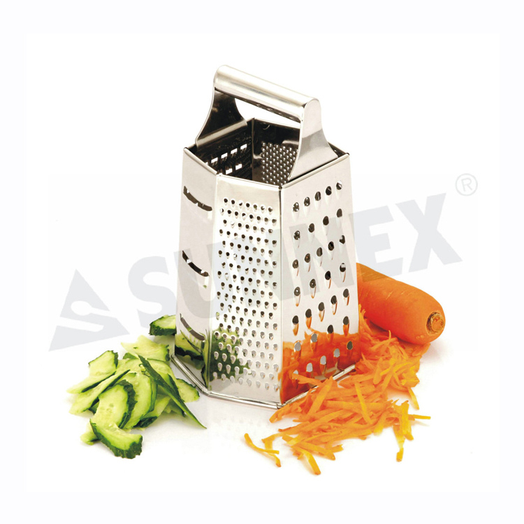Kitchen Utensil Stainless Steel 6 Way Graters - 0 