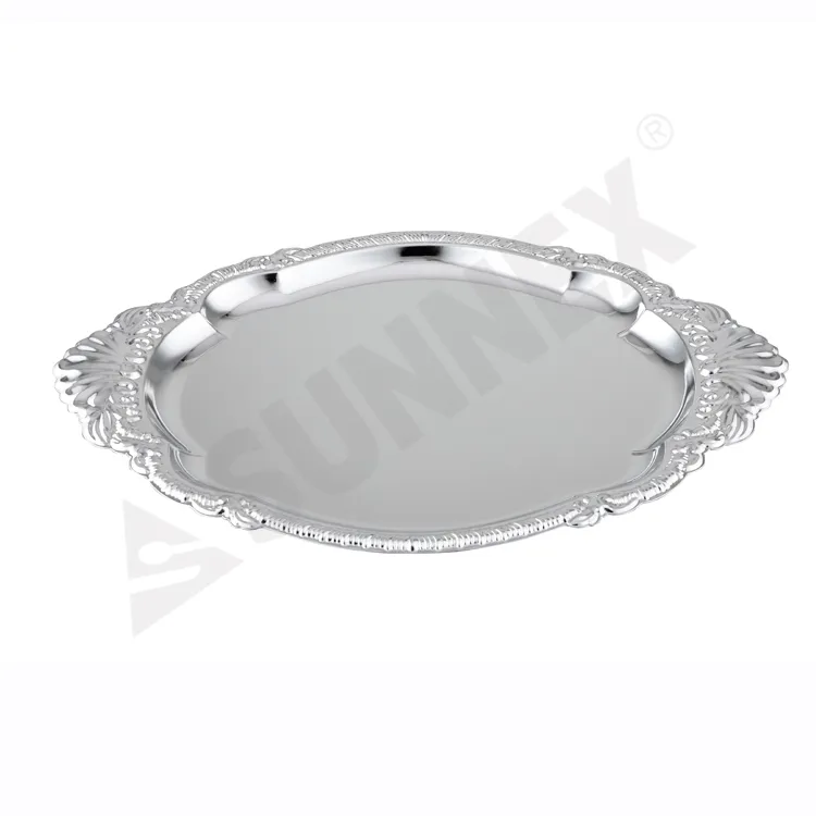 Ovalis Chrome Plated servientes Tray