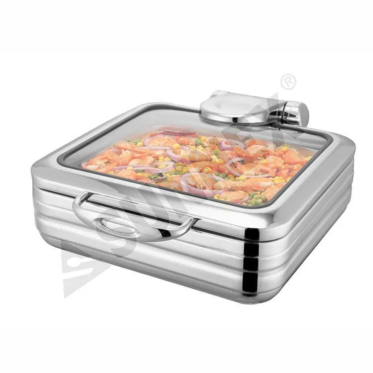 Square Stainless Steel Induction Chafer