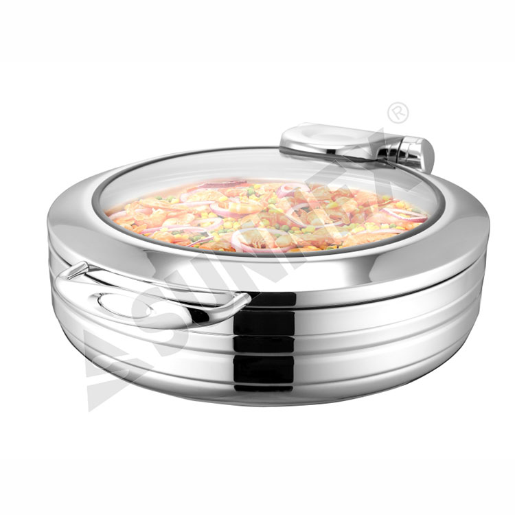 Round Stainless Steel Induction Chafer