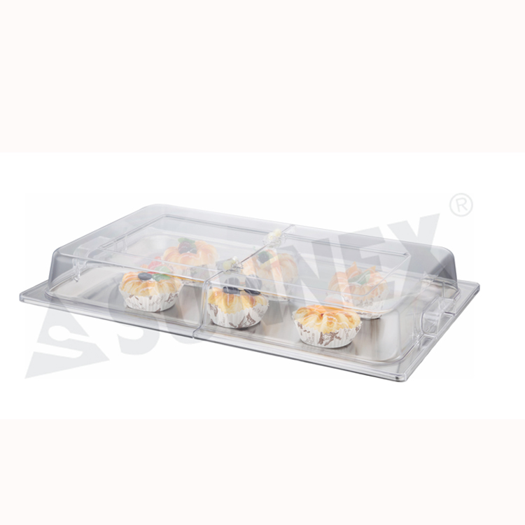 S.S. Food Container 2.5ltr With Flip Cover