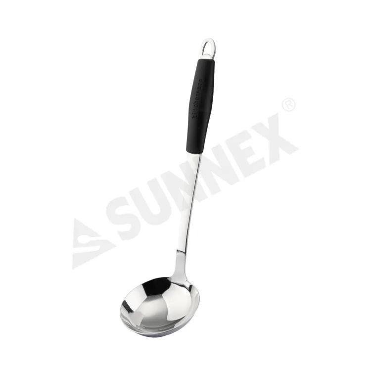 Soup Ladle na May Silicone Handle